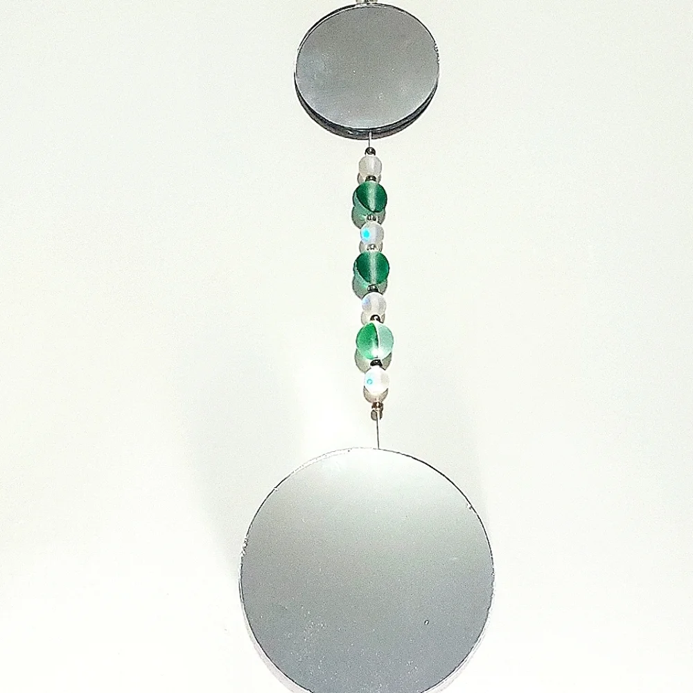 SUNCATCHER Green, One-of-a-Kind Handcrafted Opal Hanging Décor Tree Jewelry
